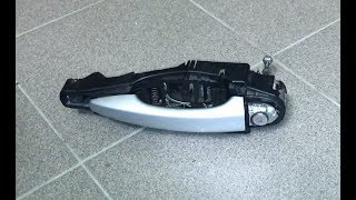 Citroen C4 handle and lock remove [upl. by Dahcir]