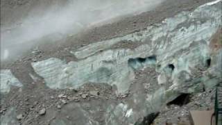 13 July 11 Mer de Glace Debris Flow [upl. by Leesen993]