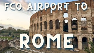 The Rome Airport Train Station How to Use the Leonardo Express [upl. by Erastus]