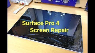 Surface Pro 4 Screen Replacement Start to Finish [upl. by Ferris31]