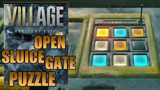 Resident Evil Village  Open The Sluice Gate Puzzle Reservoir [upl. by Claiborn]