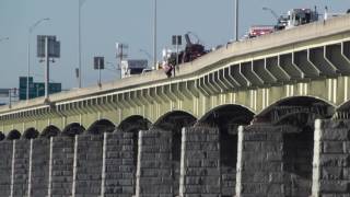 Accident on I83 South Bridge [upl. by Eillam301]