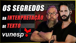 COMPREENSÃO E INTERPRETAÇÃO DE TEXTO BANCA VUNESP AULA GRÁTIS [upl. by Auahsoj89]