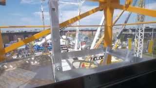 Liebherr  LiUP Crane Driver Elevator for Tower Cranes [upl. by Gabey]