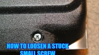 BEST WAYS TO LOOSEN A STUCK SMALL SCREW [upl. by Ylloh]