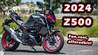 2024 Kawasaki Z500 – DM Test Ride  Review [upl. by Vinn]