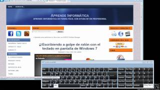 Windows 7  Capturar una pantalla [upl. by Nivled]