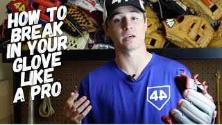 The Best Way to Break in Your 44 Glove  GLOVE GIVEAWAY [upl. by Tnemelc]