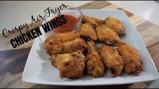 HOW TO Air Fry Crispy Chicken Wings  NINJA FOODI RECIPES [upl. by Afatsom]