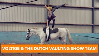 Voltige met de Dutch Vaulting Show Team  PaardenpraatTV [upl. by Egni364]