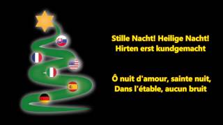 Stille Nacht heilige Nacht  Douce nuit sainte nuit DE  FR lyrics [upl. by Akyssej542]