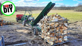 Hauling Cutting Splitting amp Storing Firewood [upl. by Naara]