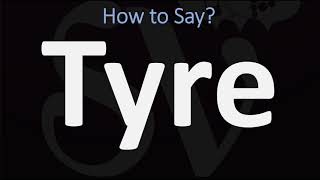 How to Pronounce Tyre BIBLE Lebanon [upl. by Anircam458]