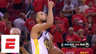 Best moments from Warriors defeating Rockets in Game 7 of 2018 Western Conference finals  ESPN [upl. by Cutter441]