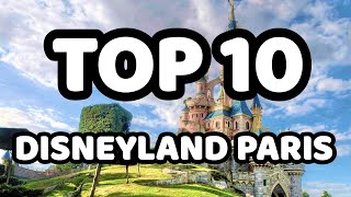 4K TOP 10 MEJORES ATRACCIONES DE DISNEYLAND PARIS [upl. by Herald941]