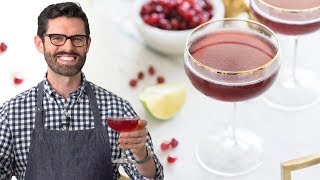 Easy Delicious Pomegranate Martini [upl. by Jerrome458]