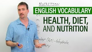 Improve Your English Vocabulary Diet Health and Nutrition [upl. by Formenti]