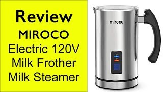 Review Miroco Milk Frother  How to make froth milk at home [upl. by Sibell]