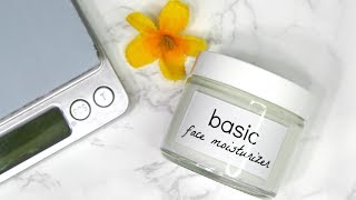 How to Formulate a Simple Face Moisturizer For Beginners [upl. by Bullis]