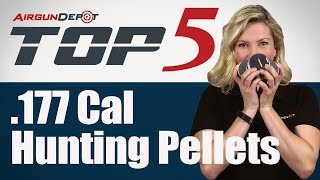 Top 5 177 Caliber Hunting Pellets [upl. by Emearg414]