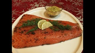 SAUMON GRAVLAX et SA SAUCE MAISON [upl. by Aholah]