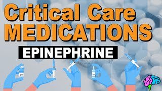 Epinephrine  Critical Care Medications [upl. by Ytsim543]