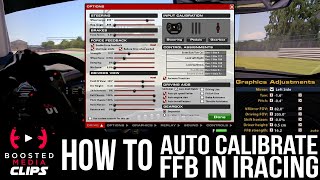 iRacing  How To Auto Calibrate Force Feedback [upl. by Leahcim]