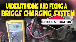 Briggs amp Stratton Dual Circuit Charging System  Diagnosis and Explanation [upl. by Pall172]