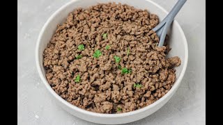 How To Cook Ground Beef [upl. by Nirihs]