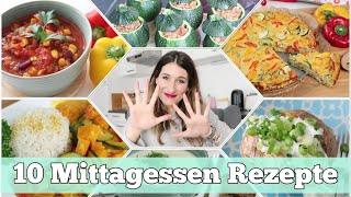 10 Mittagessen REZEPTE 🍝 Für die ganze Familie  Schnell Einfach amp Lecker [upl. by Yhtac827]