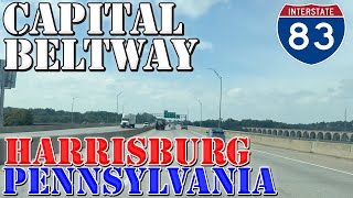 I83 South  Harrisburg  Pennsylvania  4K Highway Drive [upl. by Mcwherter568]