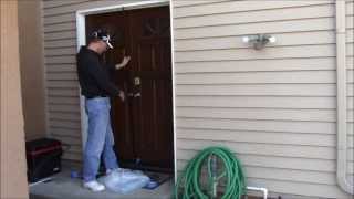 Installing a T Astragal on a Dual Front Door [upl. by Helman]