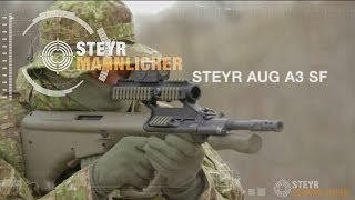 STEYR AUG A3 SF mit GraWe [upl. by Atiuqer390]