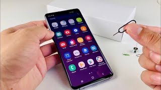 Galaxy S10  S10 How to Transfer  Backup Photos to USB Flash Thumb Drive [upl. by Alisia]