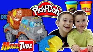 Jugamos con el Camión hormigonera de Play Doh Hasbro en tu canal Infantil en Español [upl. by Soinotna]