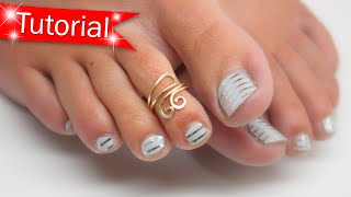 TUTORIAL  Make 3 Sexy Toe Rings  DIY for BEGINNERS [upl. by Ervine490]