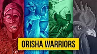 Orisha Warriors ElegbaElegua Ogun Ochosi Osun  Yeyeo Botanica [upl. by Dranrev]