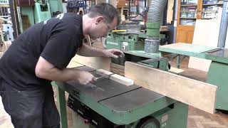 How to use and set a spindle moulder [upl. by Fidele607]