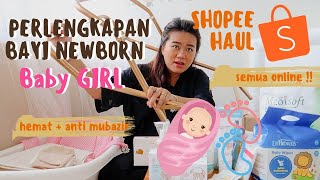 PERLENGKAPAN BAYI BARU LAHIR  SHOPEE HAUL ANTI MUBAZIR  JESISCAJESIS [upl. by Ocker]