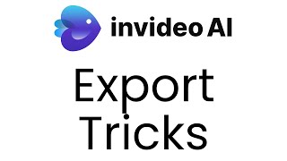 How to Export Videos in InVideo AI [upl. by Ilehs989]