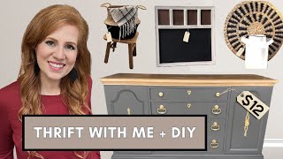 🏡 GOODWILL BINS HAUL • DECORATING FROM “THE OUTLET” • UPCYCLE [upl. by Nivrad122]