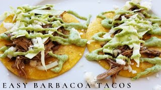 HOW TO MAKE EASY BARBACOA TACOS WITH INSTANT POT  Brittany Pino [upl. by Nawram]