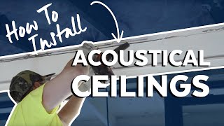 How to Install Acoustical Ceilings  Armstrong Ceiling Solutions [upl. by Nailuj536]