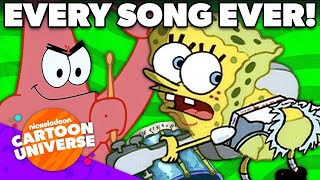 Every SpongeBob Song EVER 🎵  Nicktoons [upl. by Aynatal163]