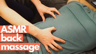 ASMR  Back massage no talking [upl. by Emirac598]