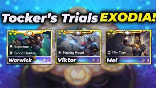 Tocker’s Trials EXODIA Guide – How to Build a 6Cost 3Star Champion in TFT Set 13 [upl. by Lapotin]