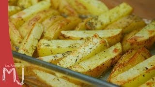 PATATAS AL HORNO  Muy fáciles para guarnición [upl. by Sawtelle96]