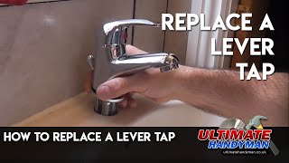 How to replace a lever tap [upl. by Toscano172]