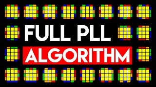 Complete PLL 21 Cases Algorithms amp Fingertricks [upl. by Marilla]