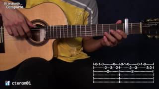 España Cani  Tutorial Guitarra [upl. by Kir]